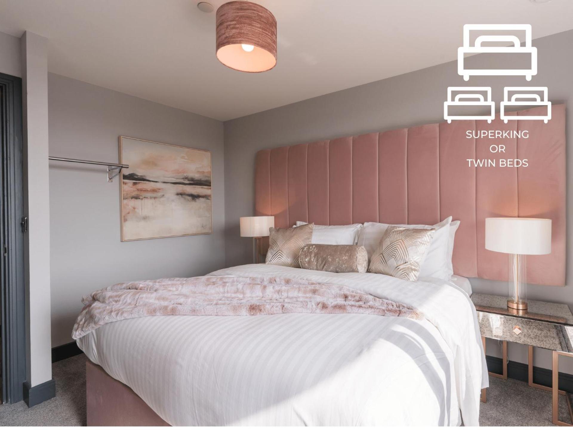 Luxe Apartments, The Moorwell, Parking, Gym - 10Mins Cardiff City Ctr Værelse billede