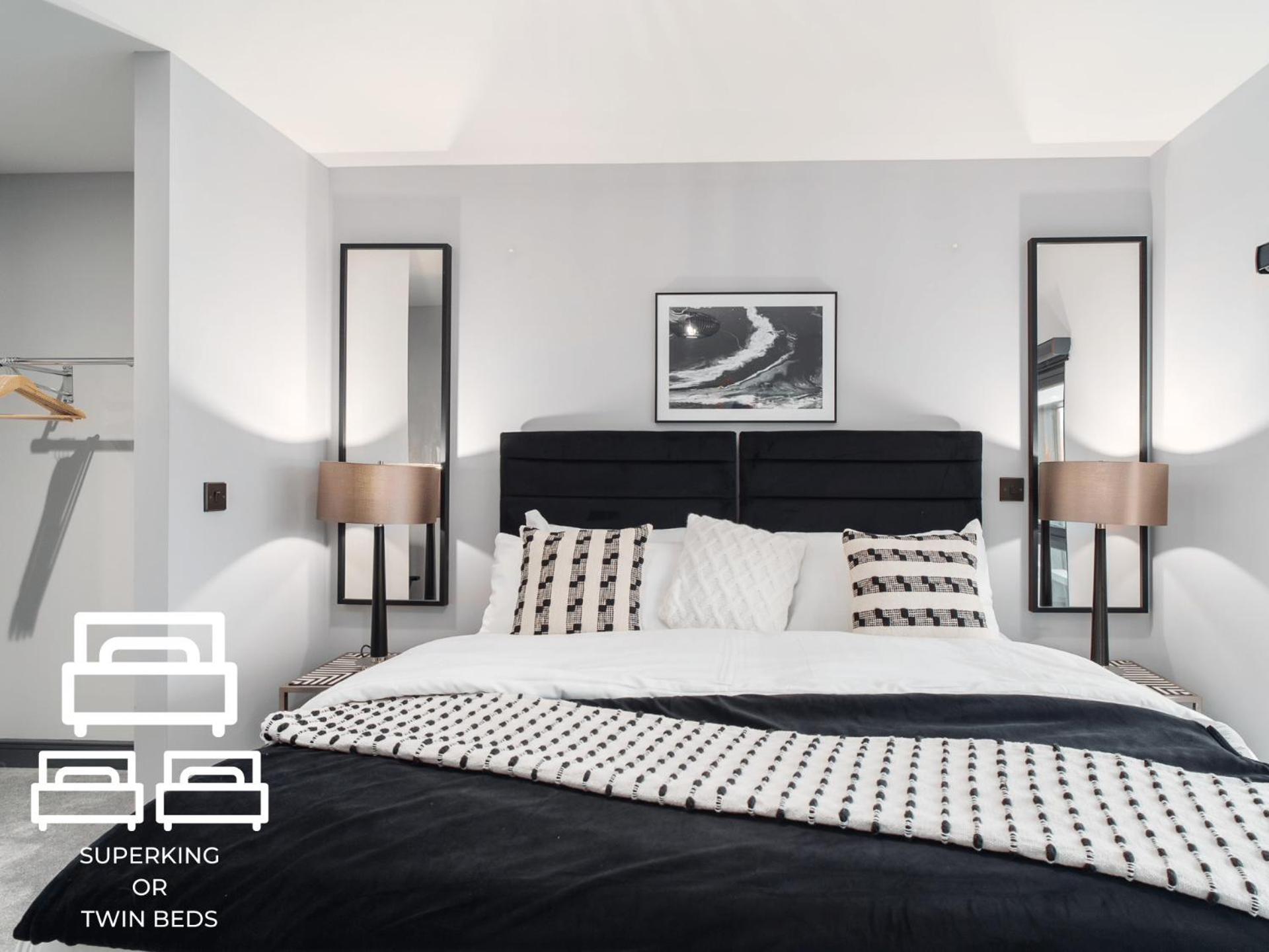 Luxe Apartments, The Moorwell, Parking, Gym - 10Mins Cardiff City Ctr Værelse billede